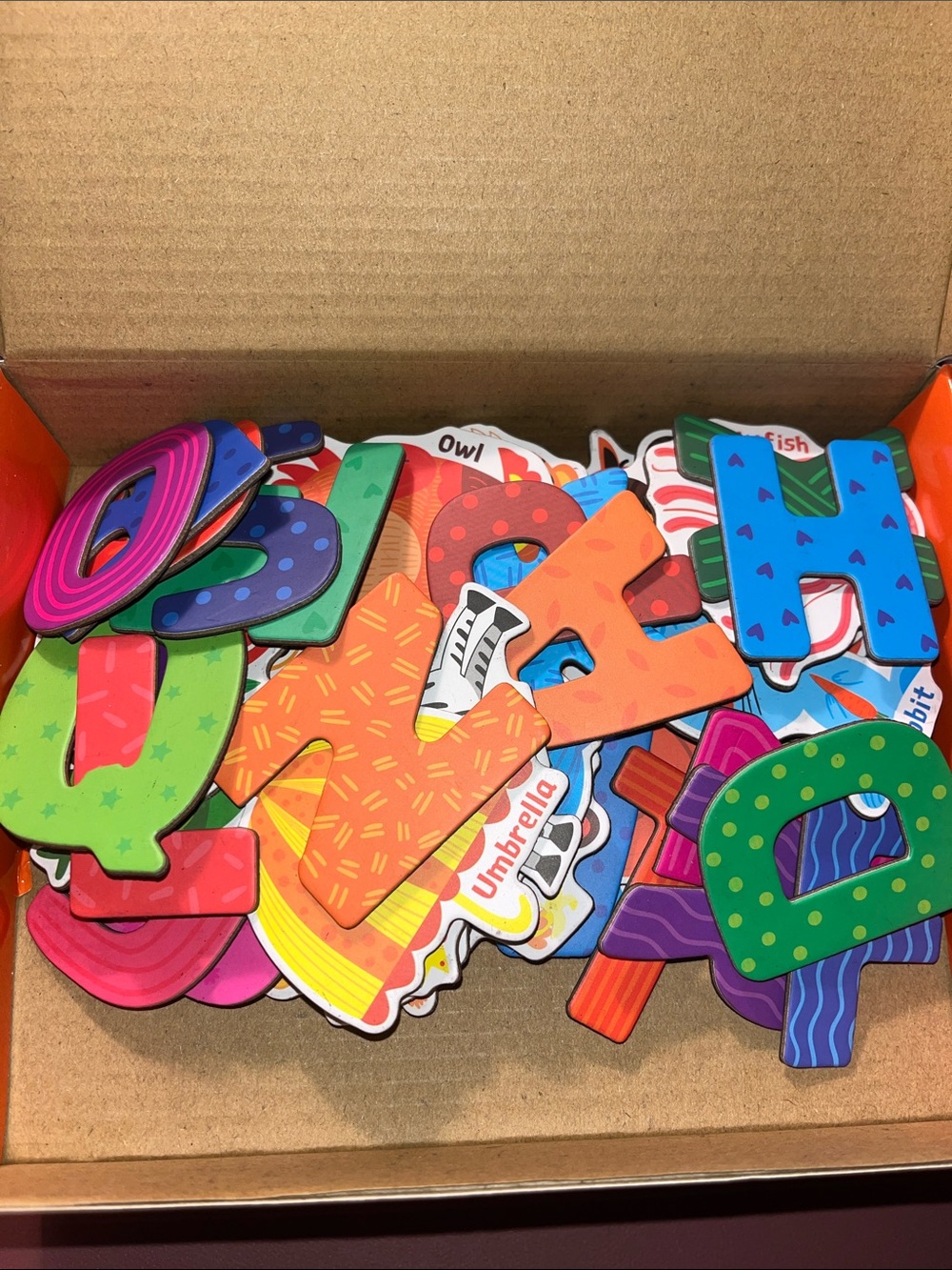 Magnetic Animals & Letters Set - Blue - 52-Piece Educational Fridge Magnets - Picture 2 of 5